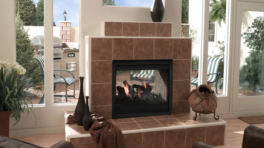 Twilight Indoor Outdoor Gas Fireplace by Majestic